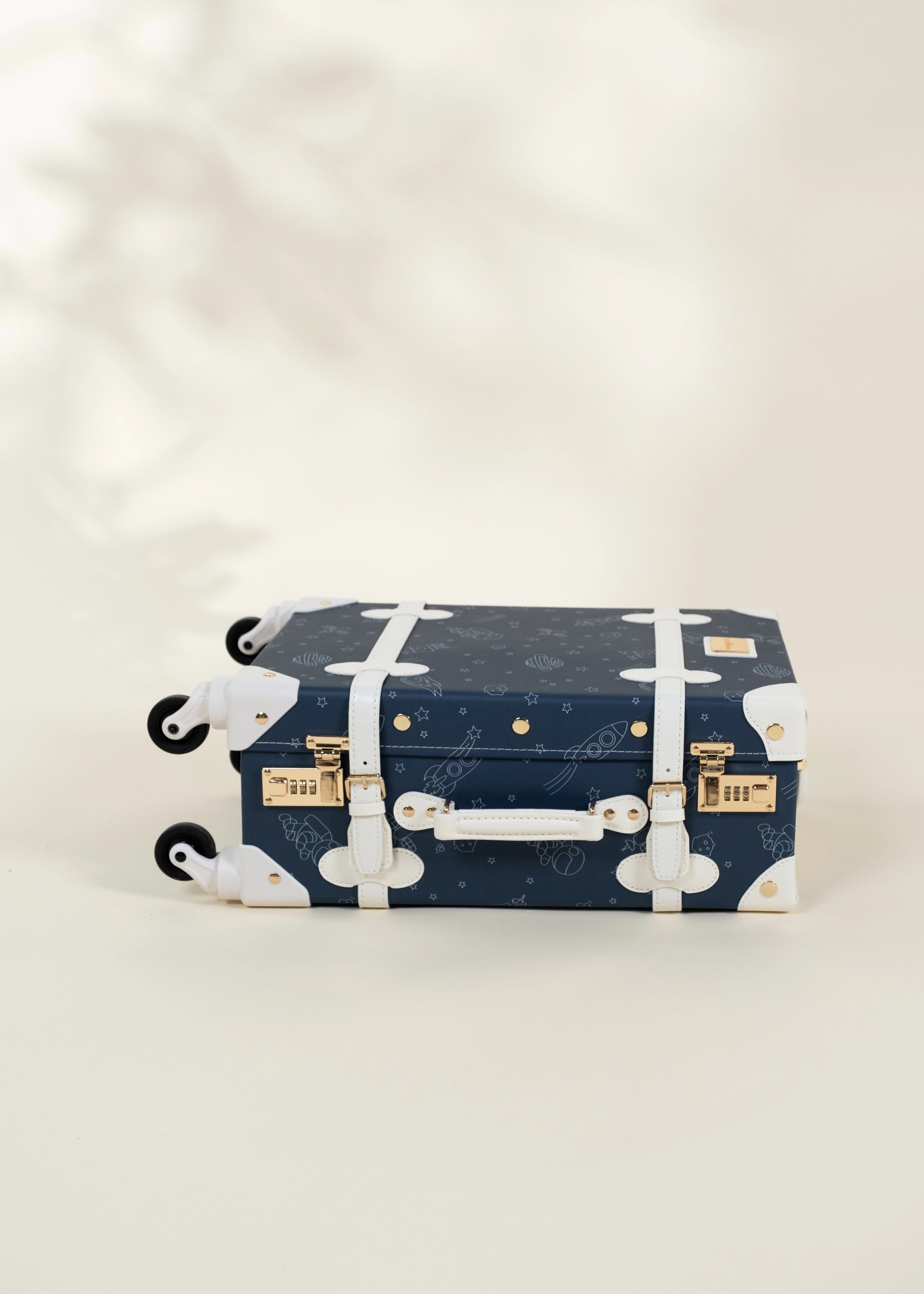 Image of Vegan Leather Carry-On Suitcase - Space