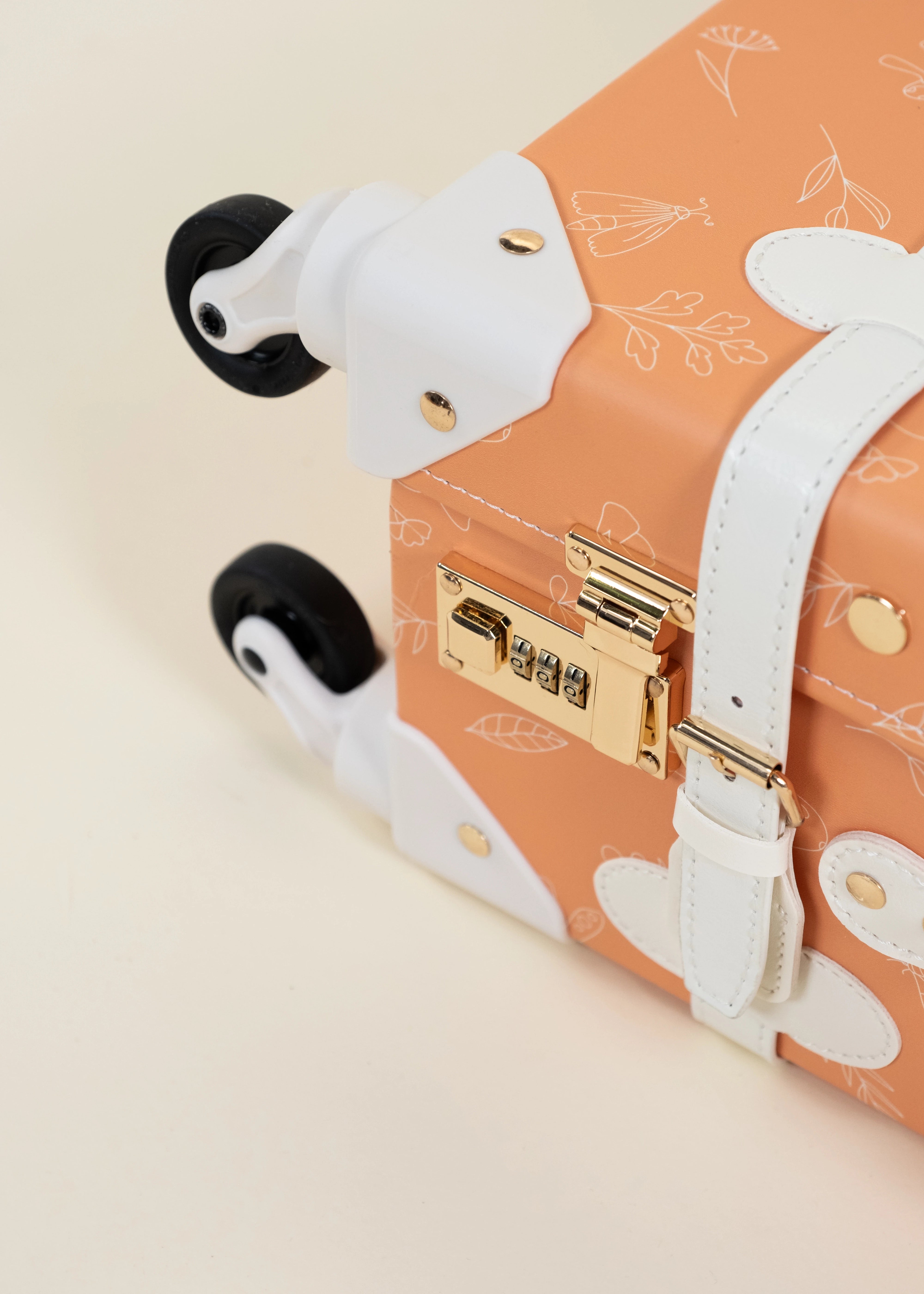 Image of Vegan Leather Carry-On Suitcase - Nature