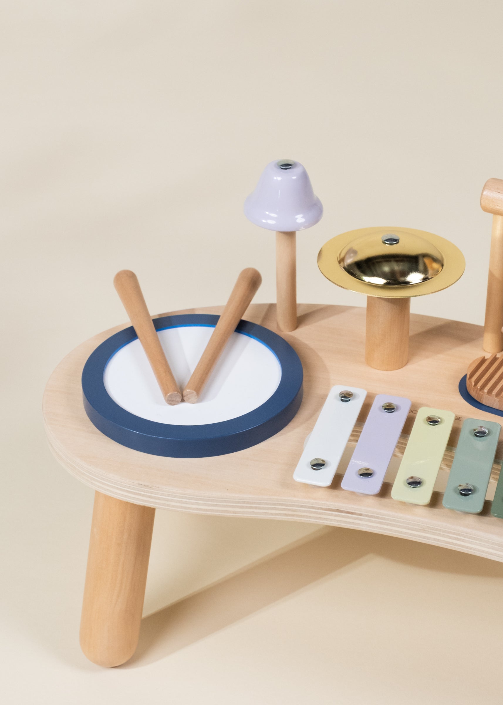 Image of Station de jeu musicale en bois  