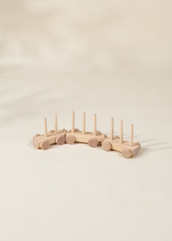 Oversized Wooden Stacking Train – Coco Village