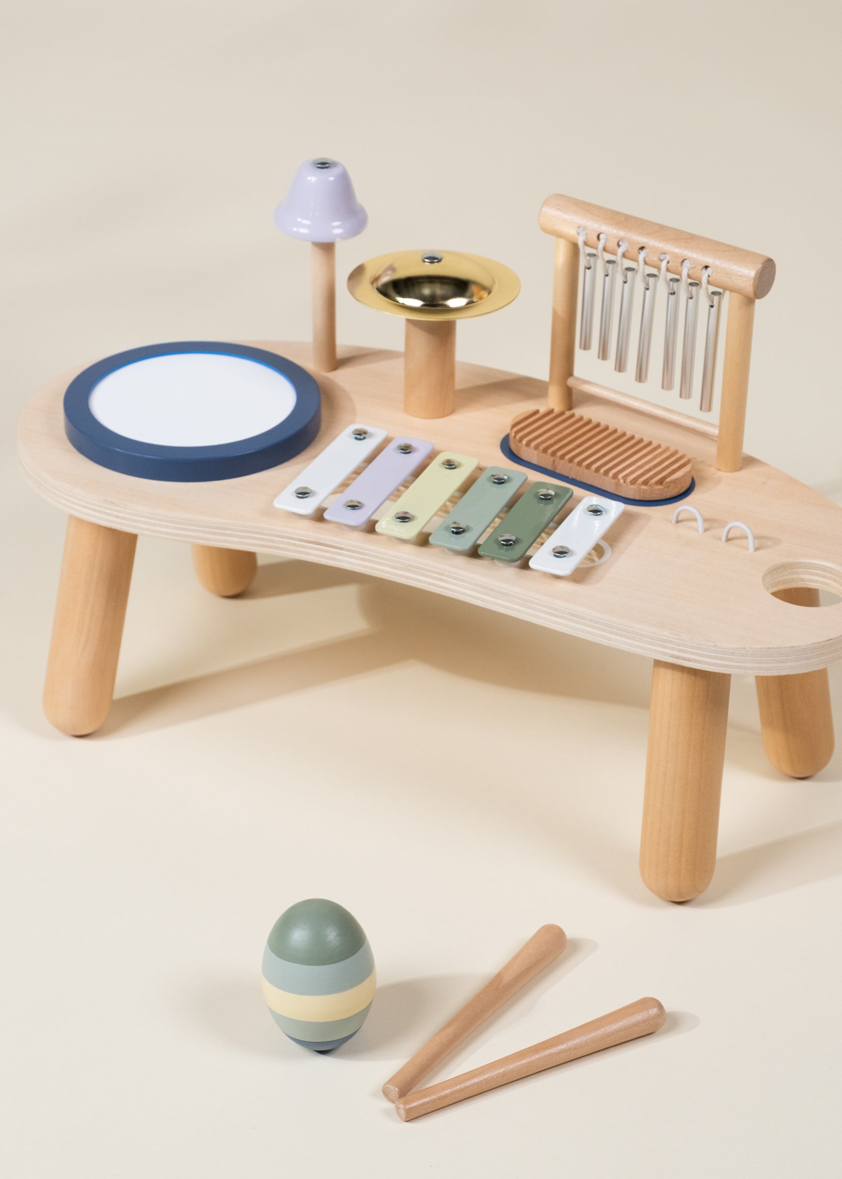 Image of Station de jeu musicale en bois  