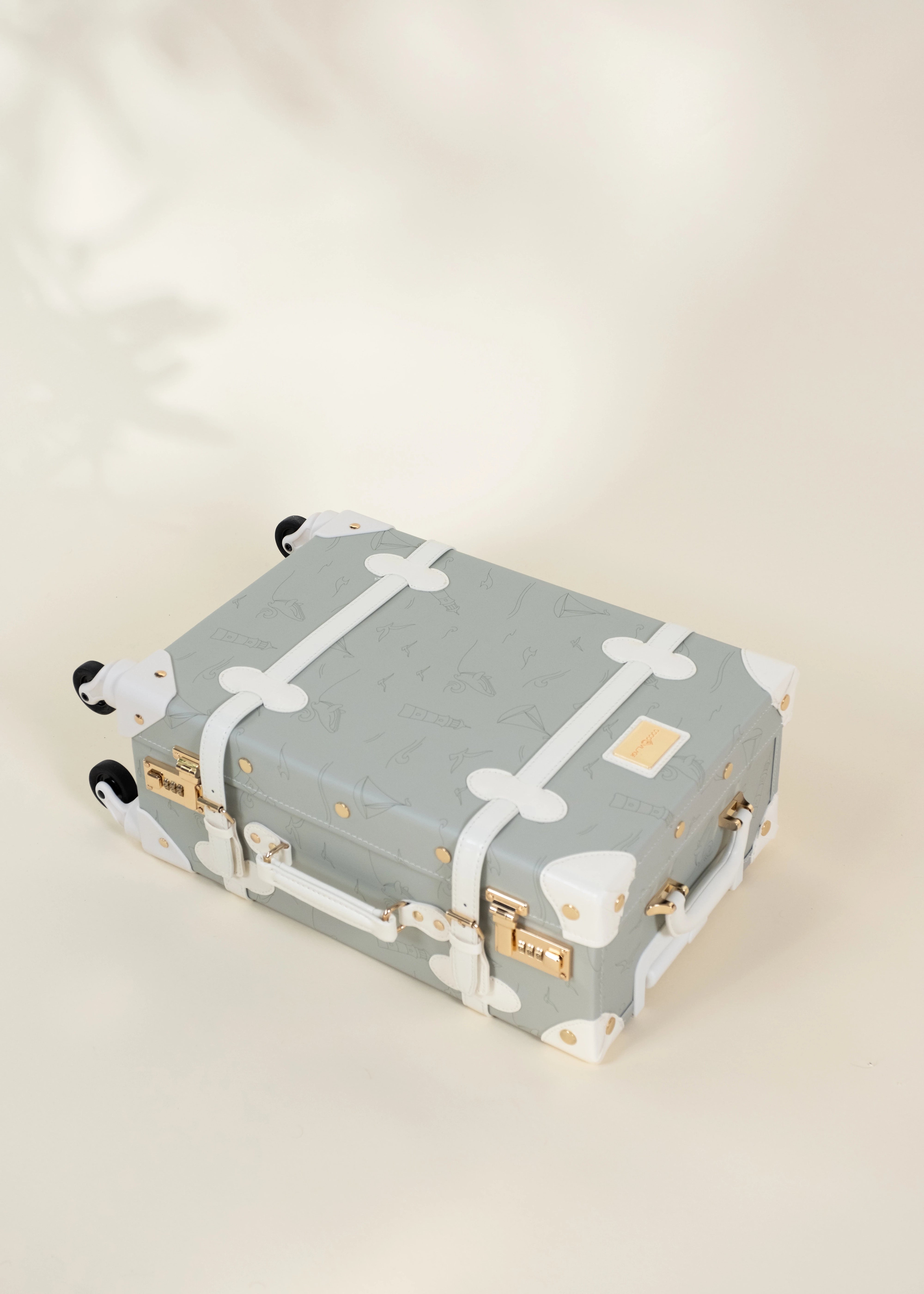 Image of Valise de cabine en cuir végétalien - Océan