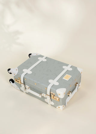 Valise de cabine en cuir végétalien - Océan