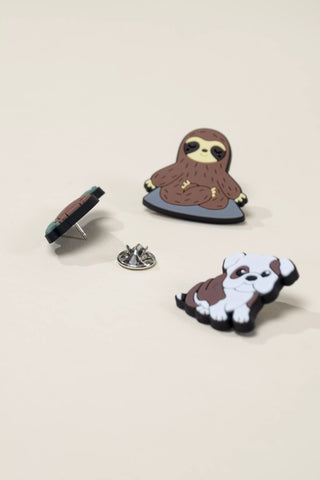 Set of 12 Animal Charms Pin