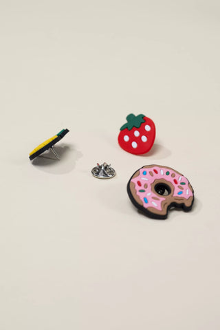 Set of 12 Foodie Charms Pin