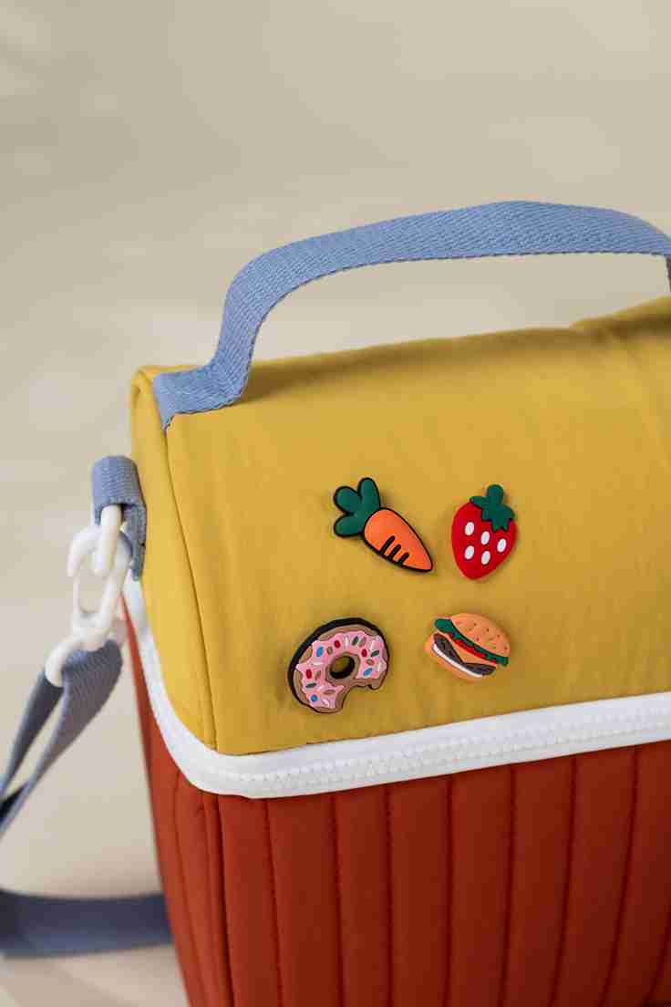 Image of Set of 12 Foodie Charms Pin