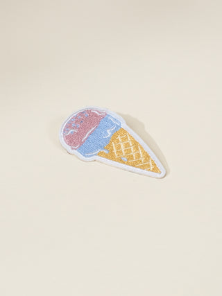 Patch Autocollant Réutilisable – Crème glacée