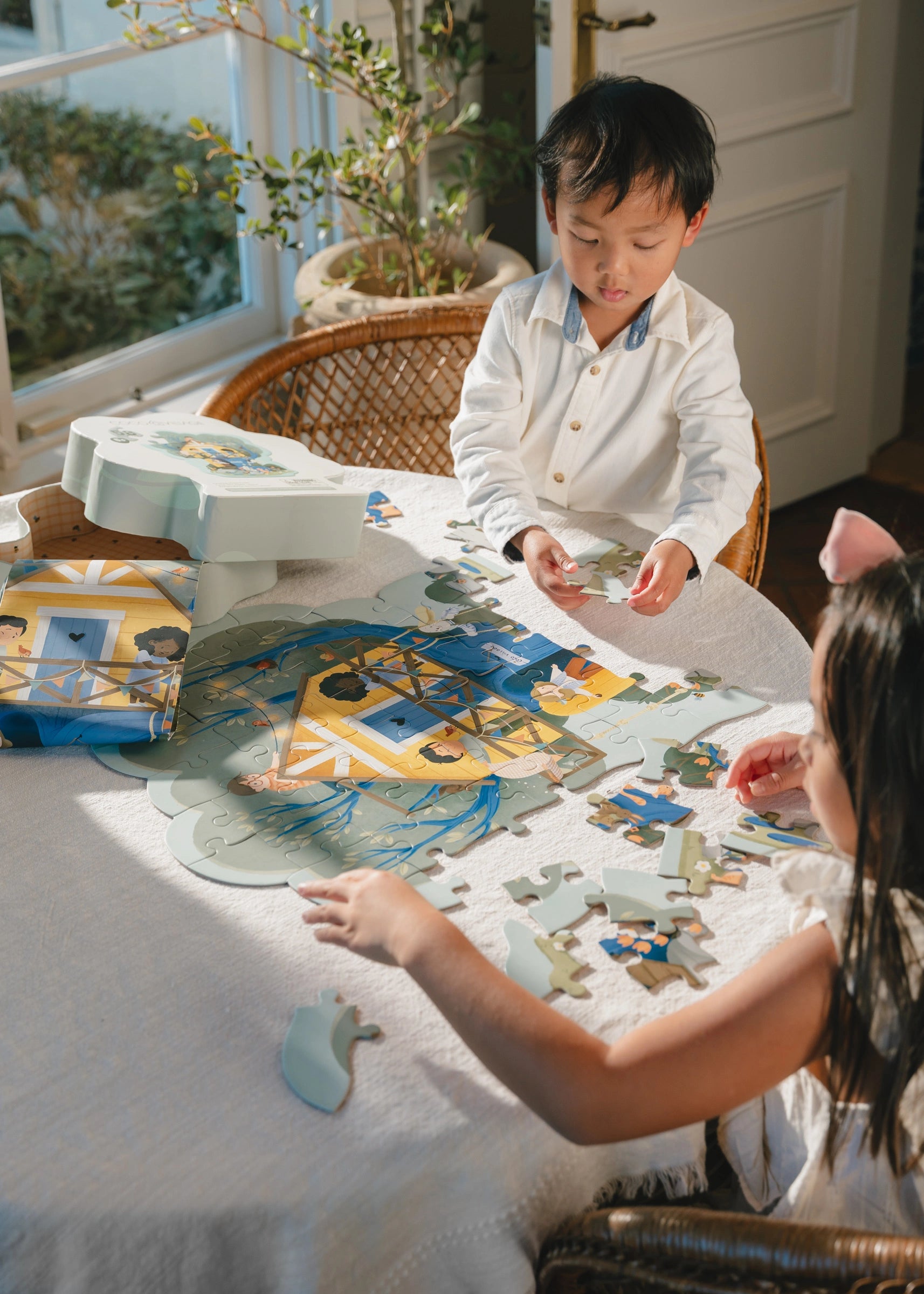 Image of Growing Minds Puzzle – Treehouse Spring(58 pcs)