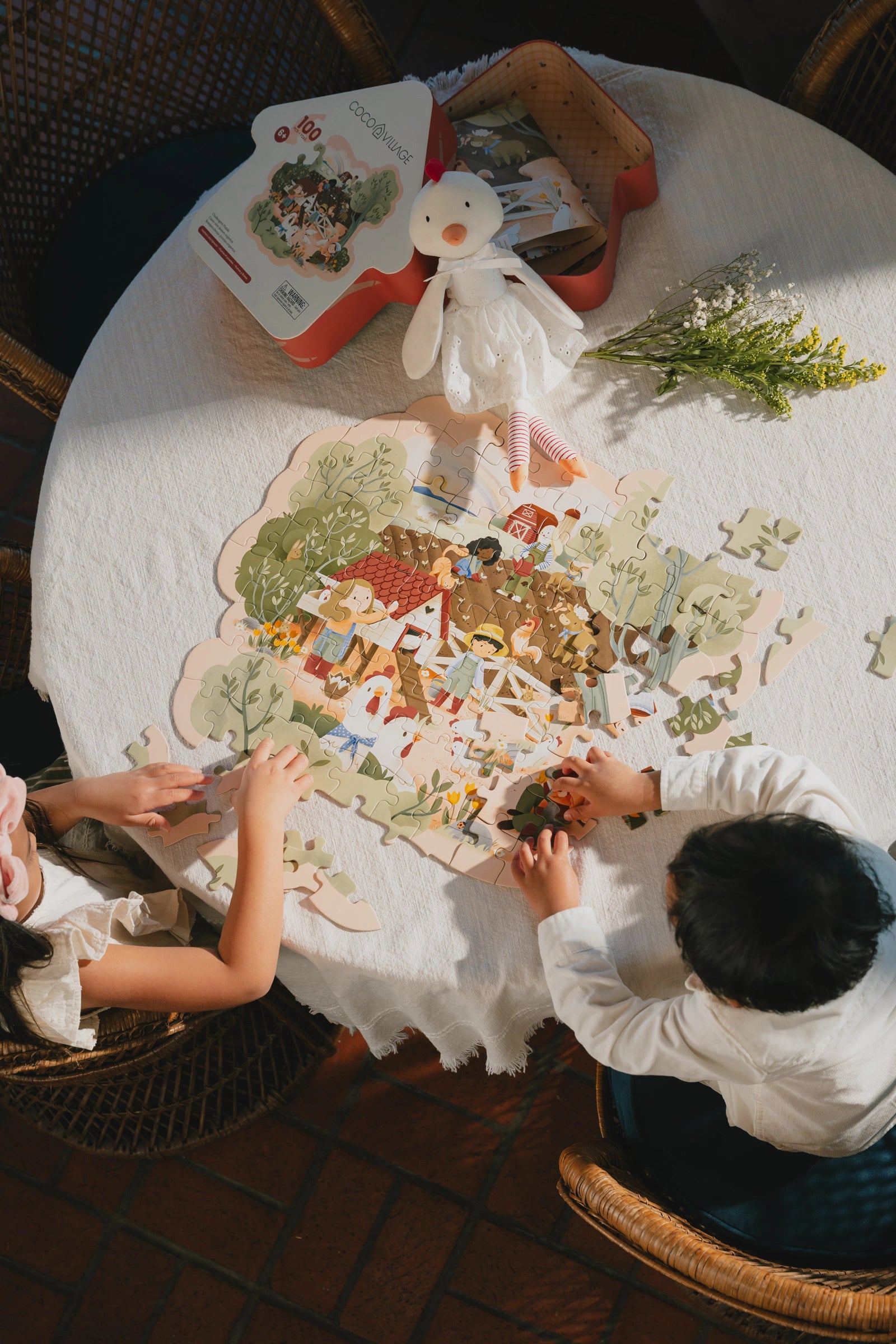 Challengers Puzzle – Feathers and Sprouts(100 pcs)