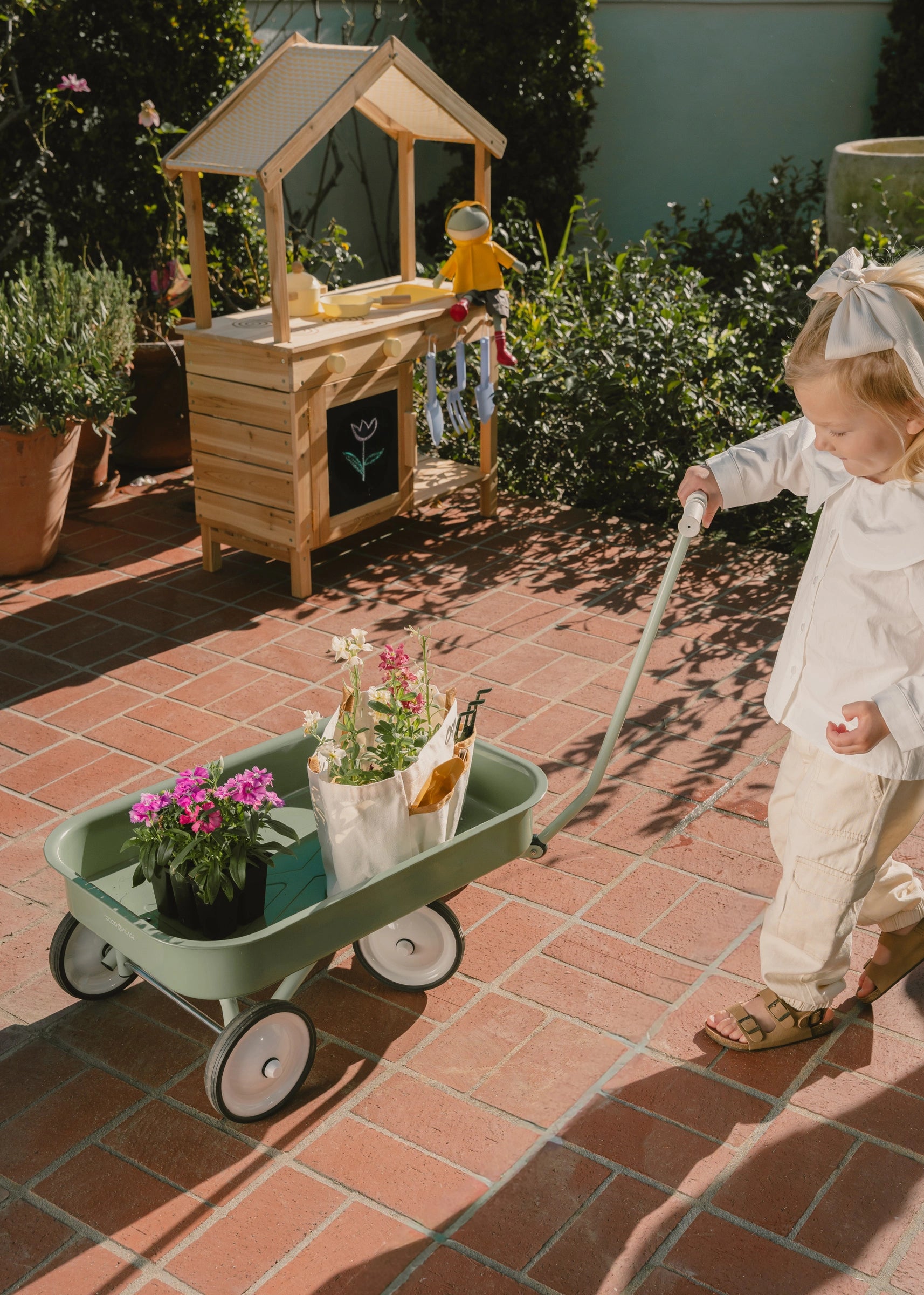 Wooden Outdoor Play Kitchen