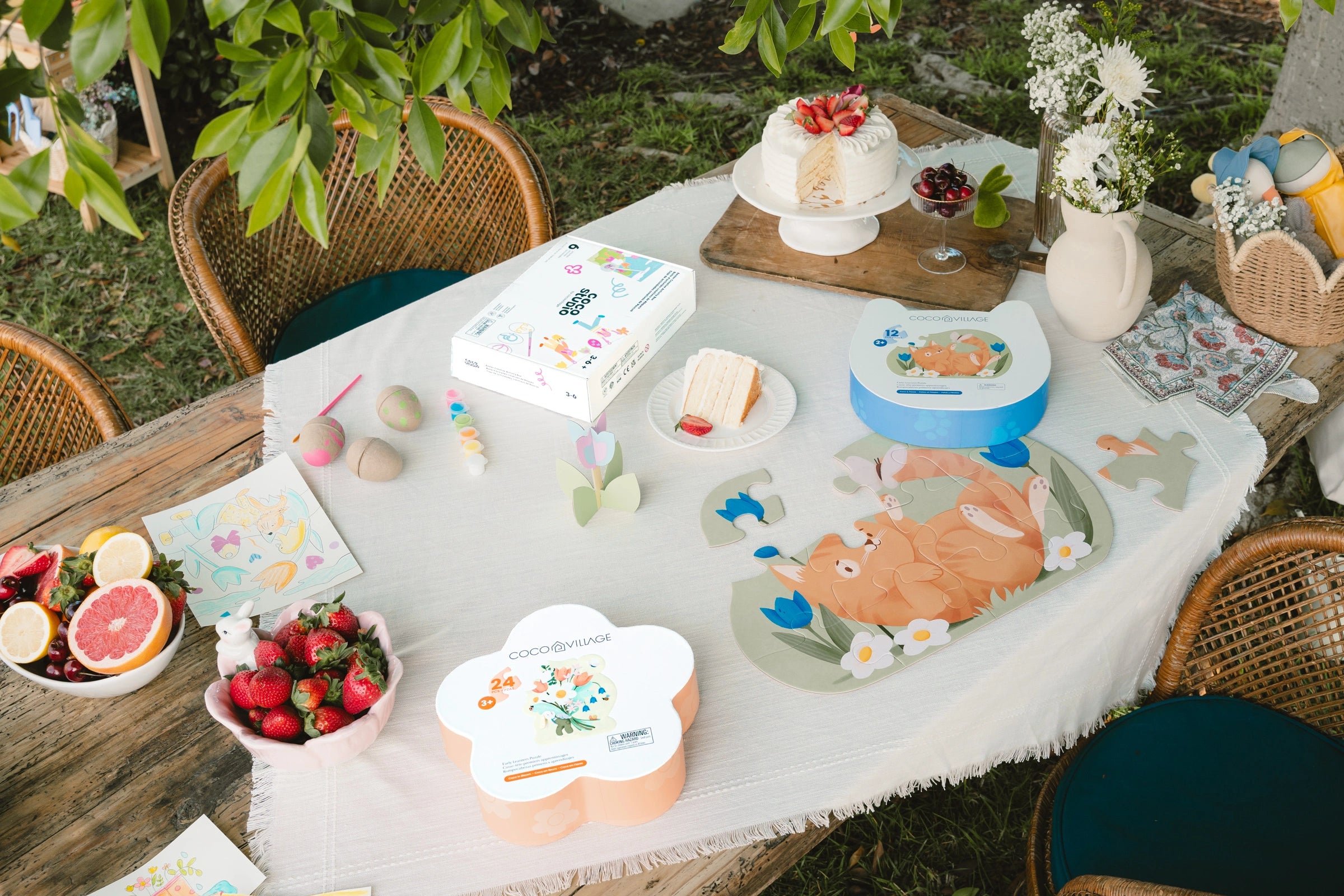 Image of Early Learners Puzzle – Paws & Petals (12 pcs)