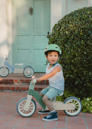 Vélo d’équilibre évolutif en bois - 3 en 1 - Seafoam