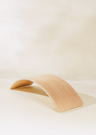 Wooden Wobble Balance Board for Kids - Natural Wood