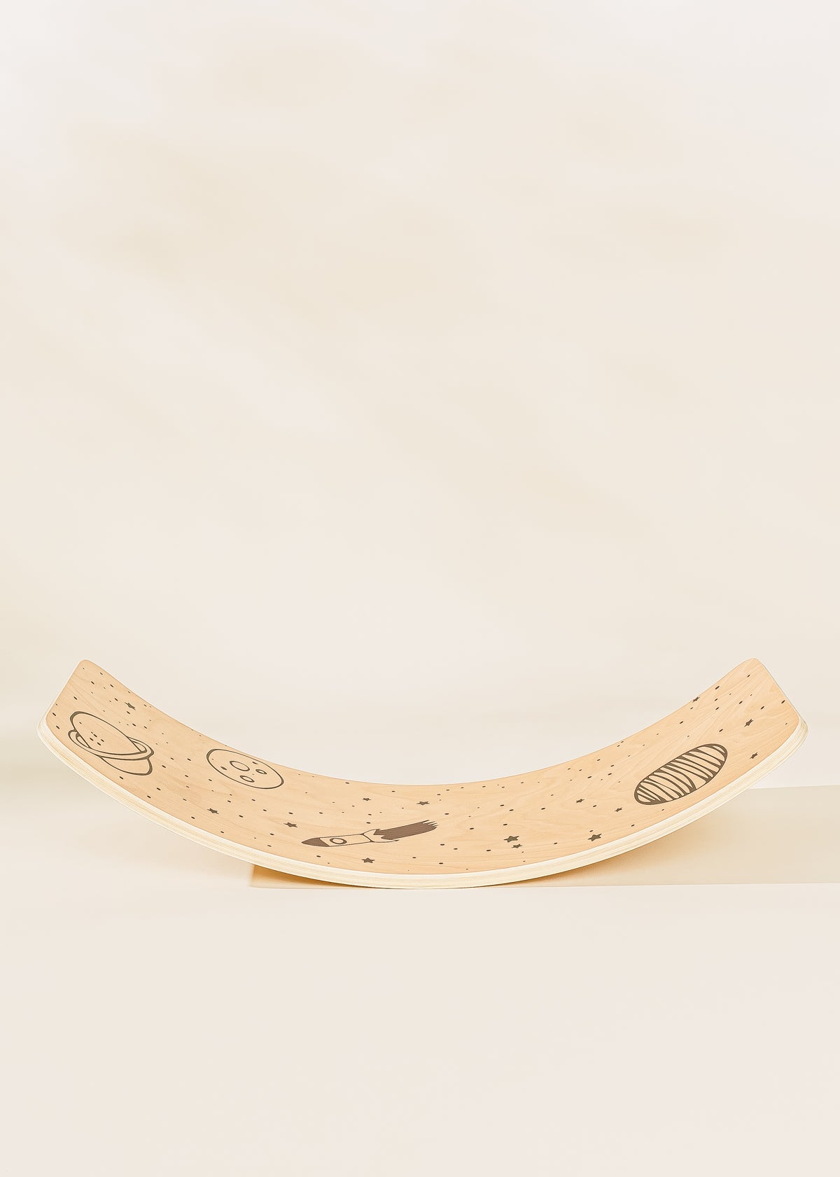 Image of Wooden Wobble Balance Board for Kids - Cosmic