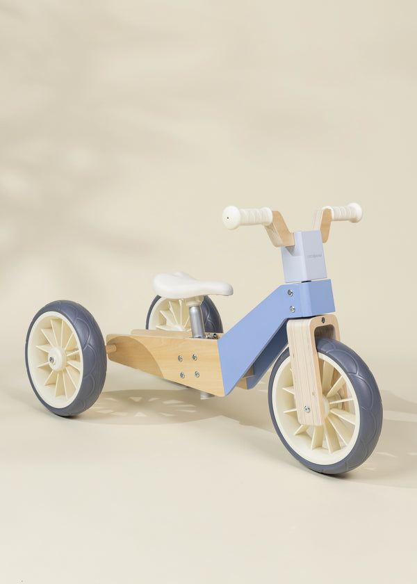 Vélo d’équilibre évolutif en bois - 3 en 1 – Océan 