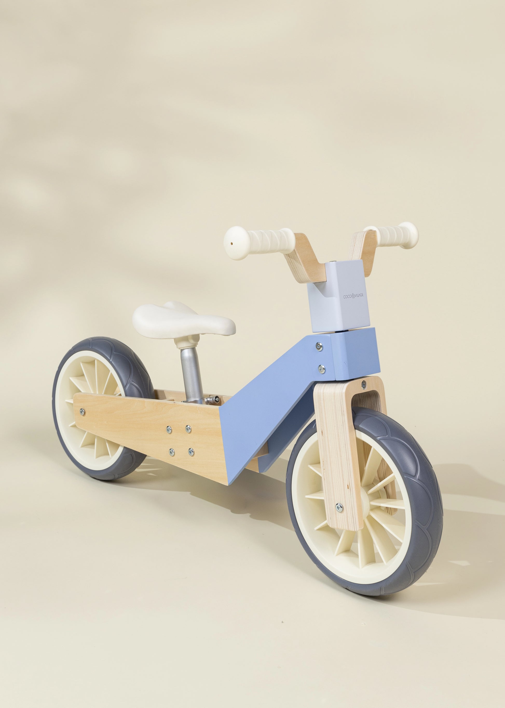 Evolutive Wooden Balance Bike - 3 in 1 - Ocean