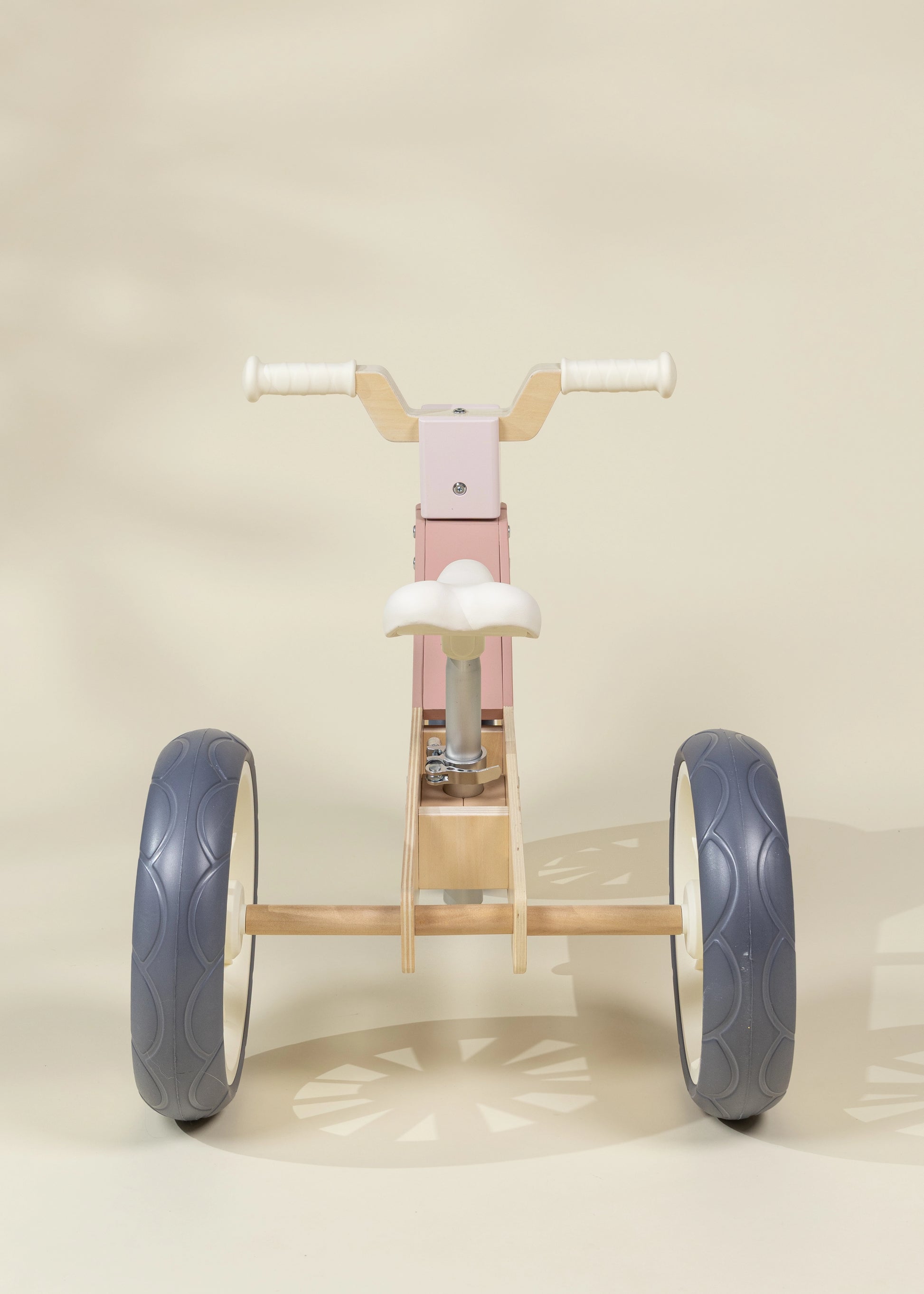 Evolutive Wooden Balance Bike - 3 in 1 - Petunia