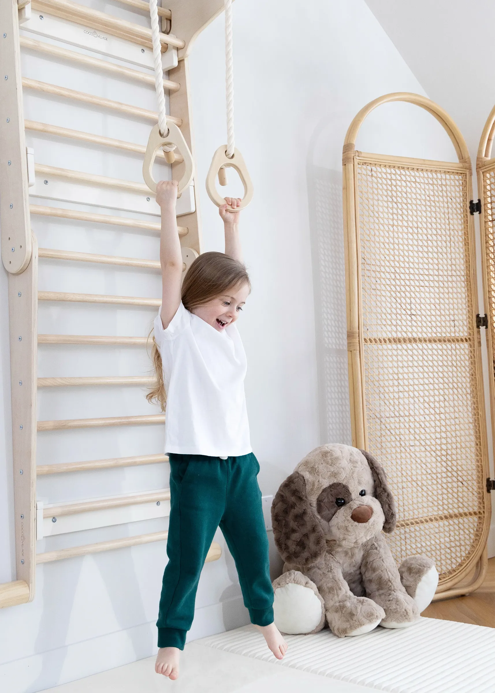 Image of Exercise Rings  for Swedish Wall Climber