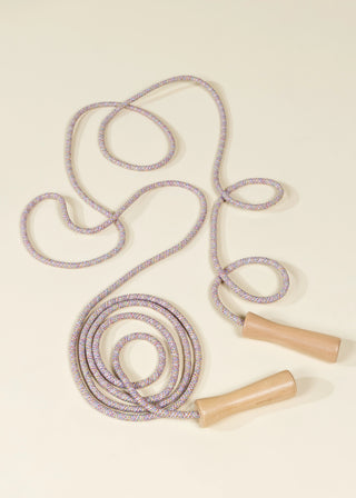 Corde à Sauter Extra Longue avec Poignées en Bois – Candy Pop 