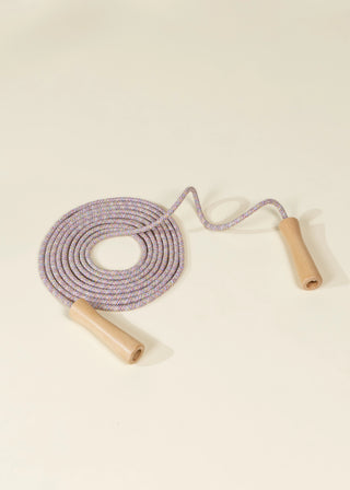 Corde à Sauter Extra Longue avec Poignées en Bois – Candy Pop 