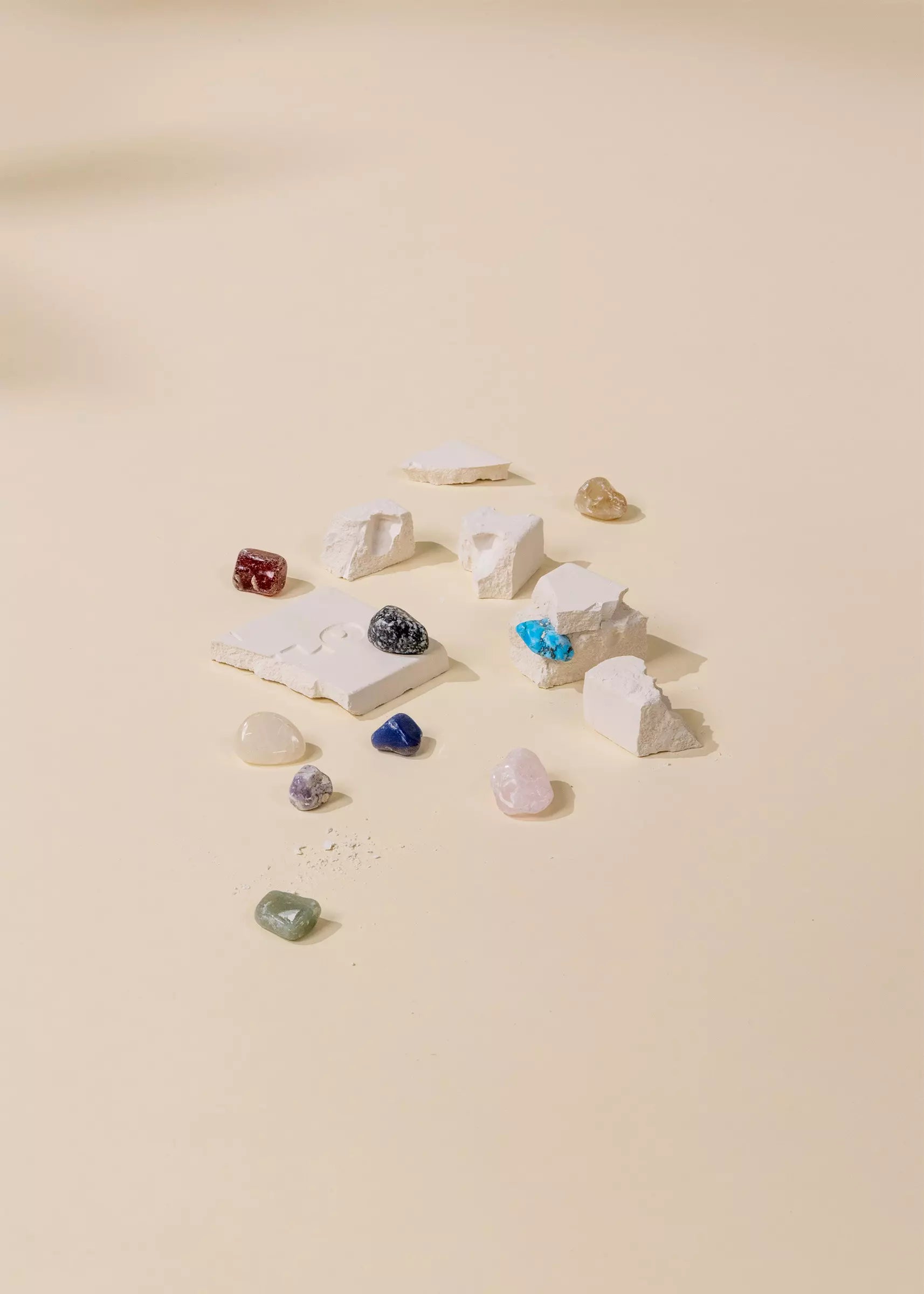 Image of Gemstones & Fossil Geoligical Excavation Set