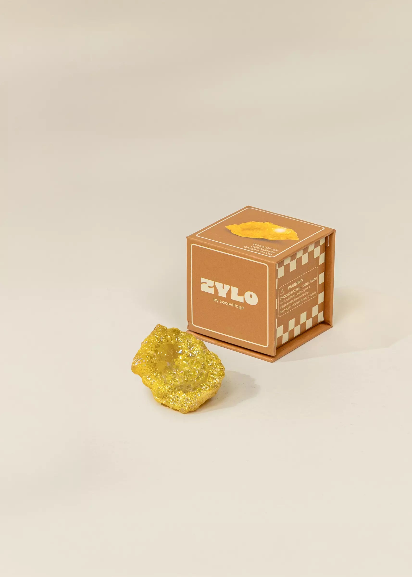 Collectible Mineral - Yellow Geode