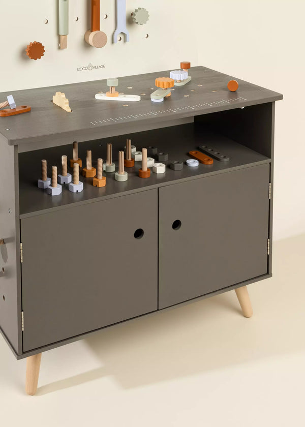 Wooden Workbench Playset