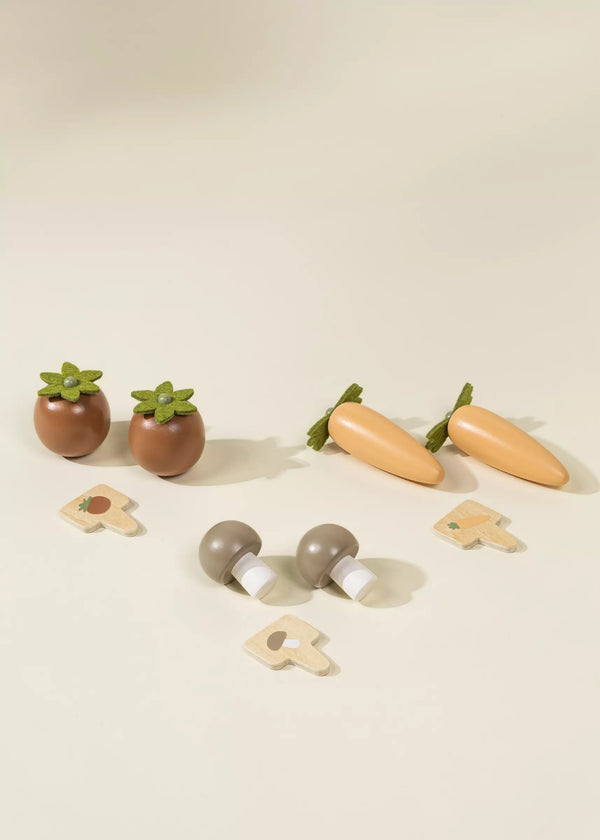 Ensemble de jardinage en bois et accessoires
