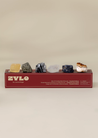 Ensemble de 6 minéraux à collectionner – Créatures de cristal 