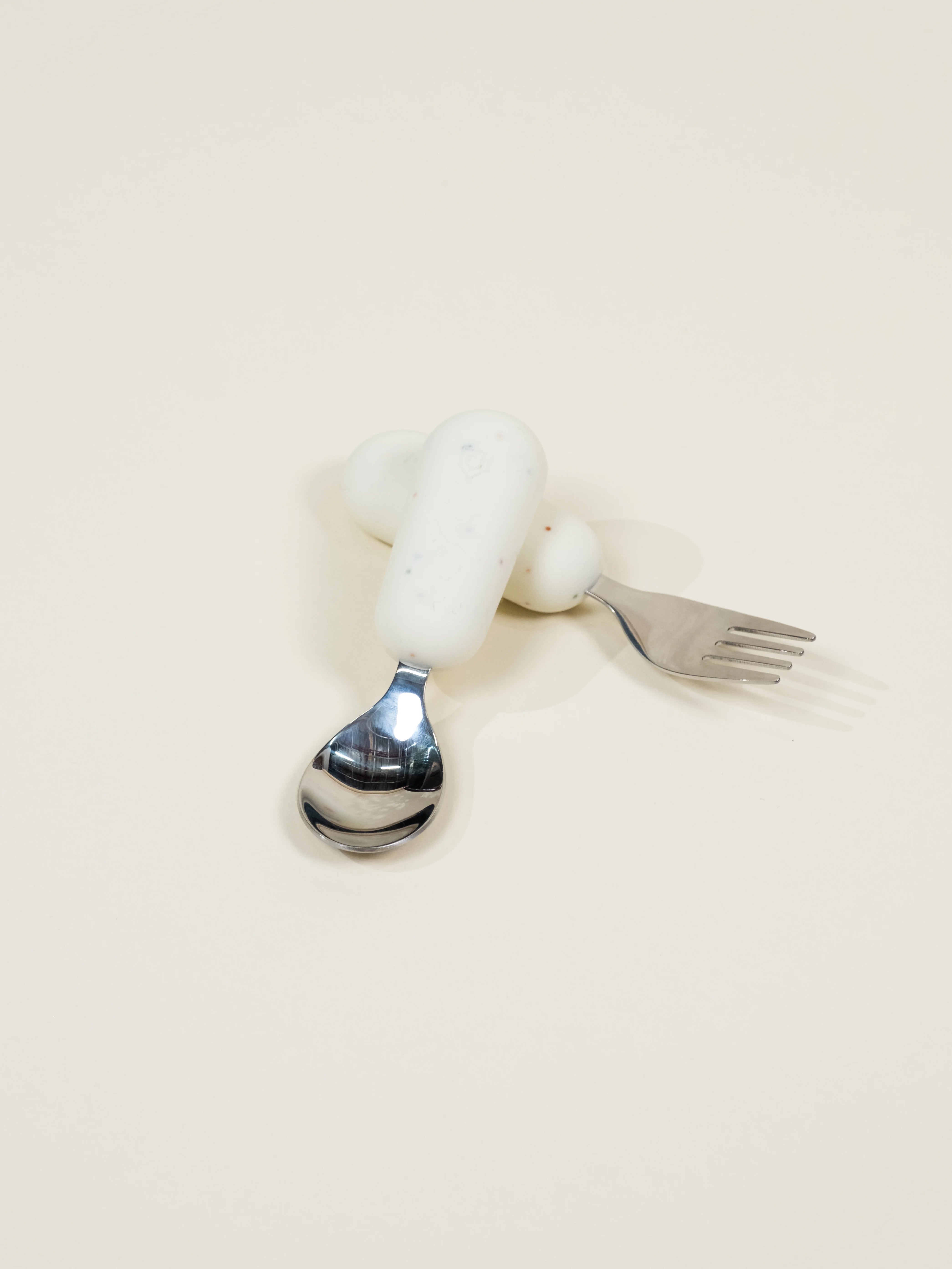 Image of Silicone Baby Fork&Spoon–Pottery Collection