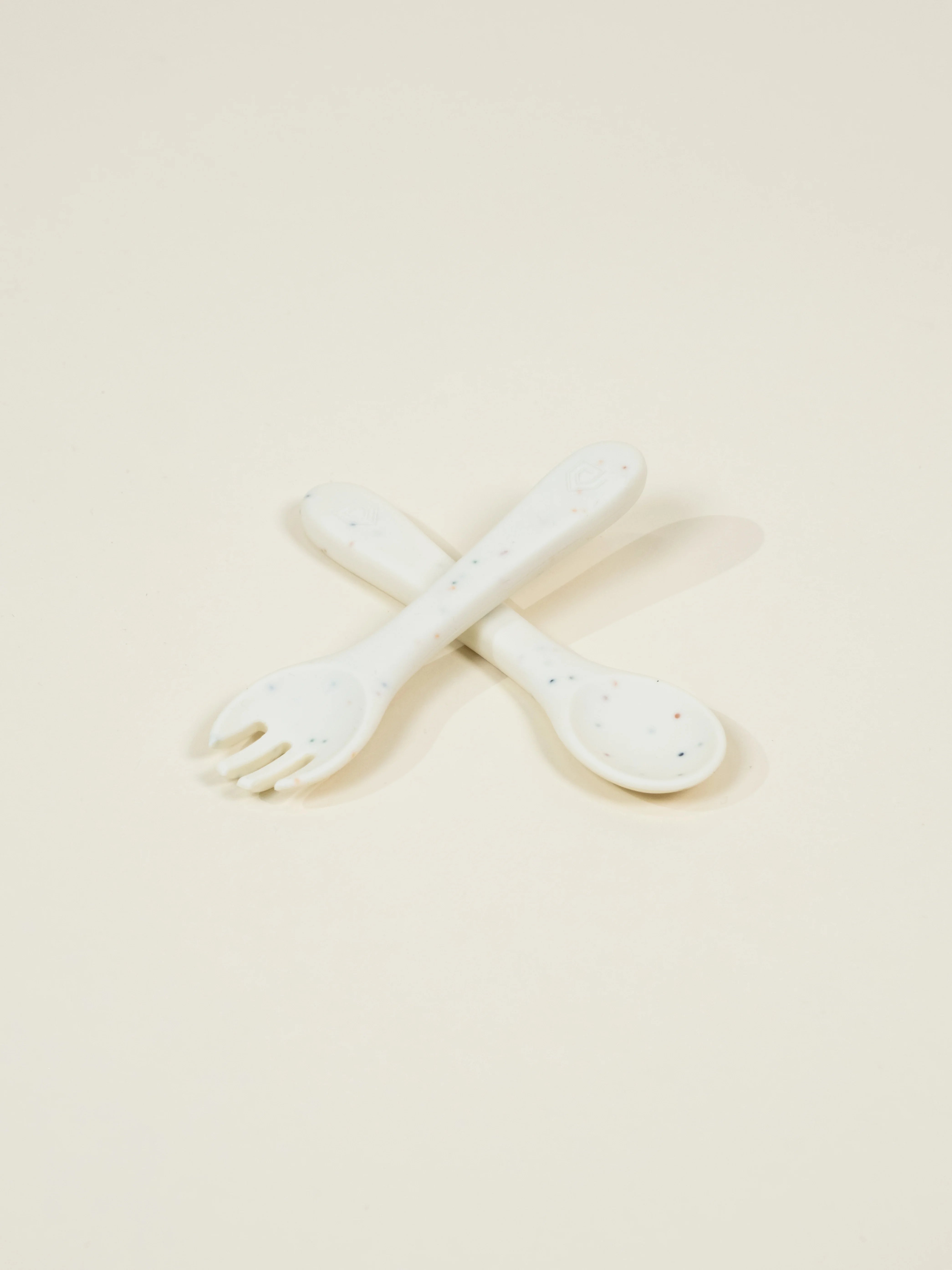 Image of Silicone Baby Fork&Spoon–Pottery Collection