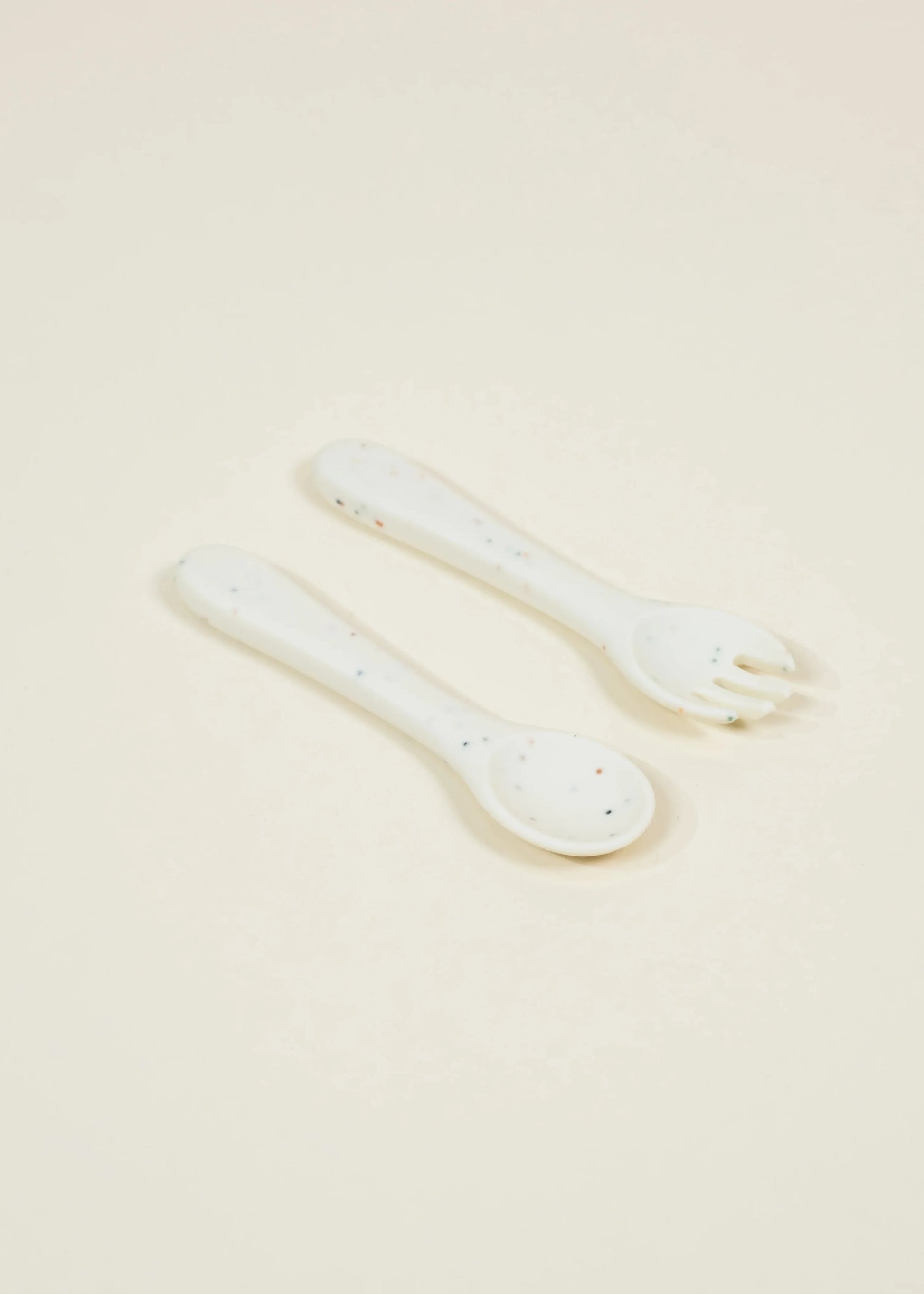 Silicone Toddler Fork&Spoon Set–Pottery Collection