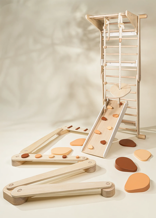 Ensemble de 6 pastilles d'équilibre en bois