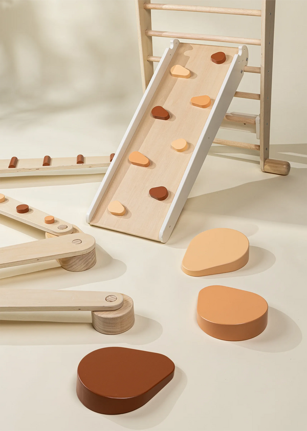 Ensemble de 6 pastilles d'équilibre en bois
