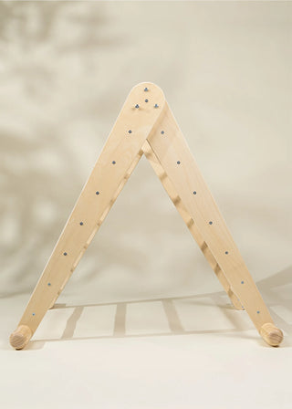 Grimpeur triangle & mural Montessori 2-en-1