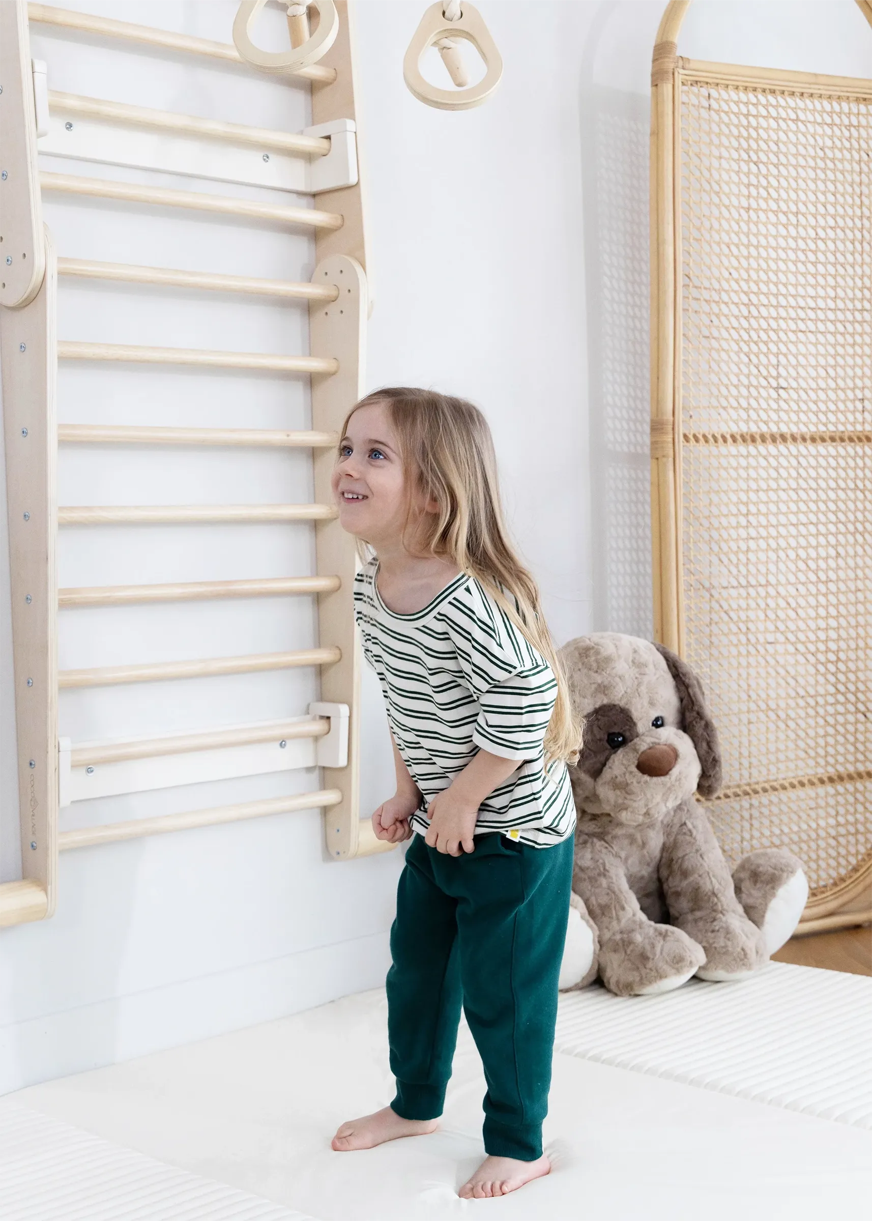 Image of Grimpeur triangle & mural Montessori 2-en-1