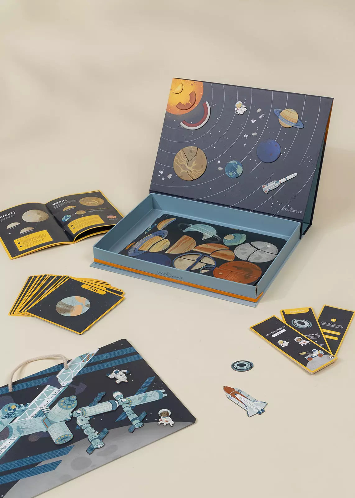 Tableau magnétique interactif – Aventure dans l’espace (version française)