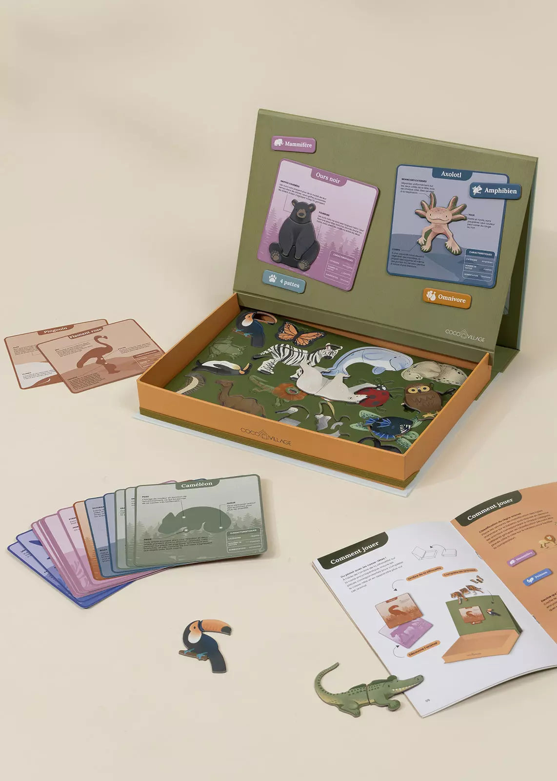 Encyclopédie interactive et magnétique – Découverte des animaux (version française)