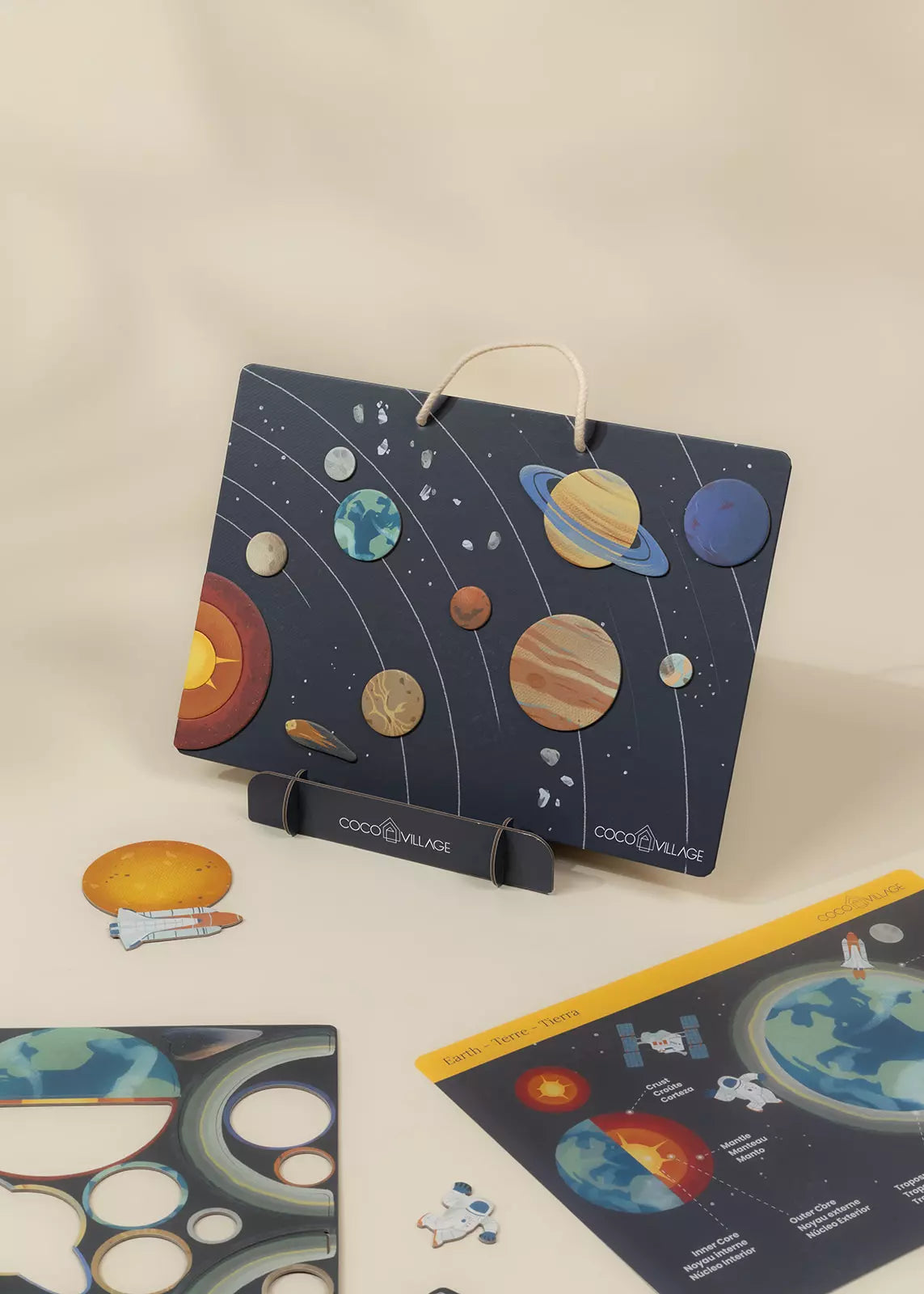 Tableau magnétique interactif – Aventure dans l’espace 