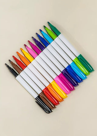 Ensemble de 4 napperons à colorier lavables en silicone & 12 marqueurs