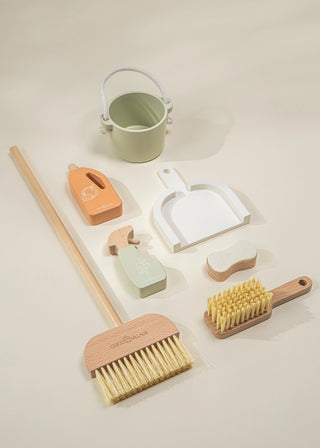 Ensemble de jeu de ménage en bois 
