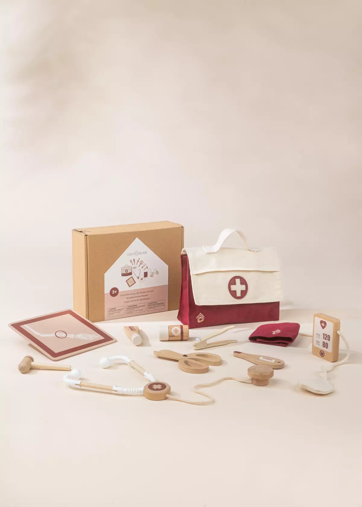 Image of Wooden Doctor Playset