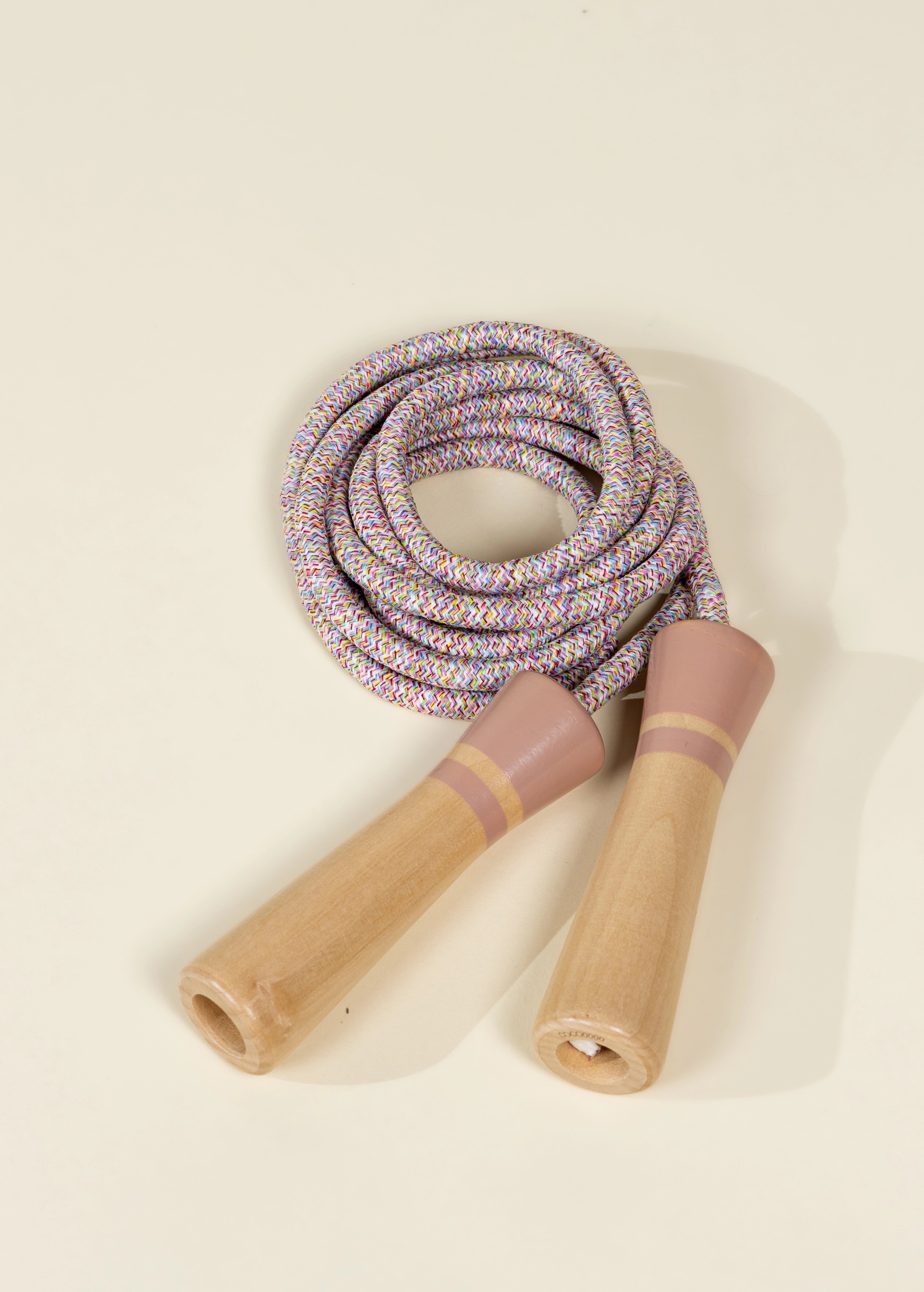 Image of Wooden Handle Skipping Rope – Candy Pop