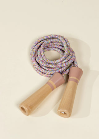 Corde à Sauter avec Poignées en Bois – Candy Pop 