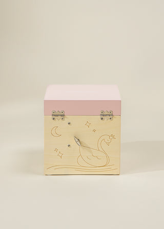 Boîte à souvenirs musicale en bois - Ballerine