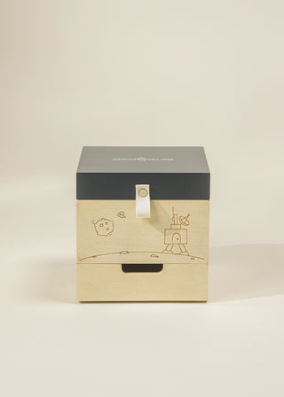 Boîte à souvenirs musicale en bois - Espace