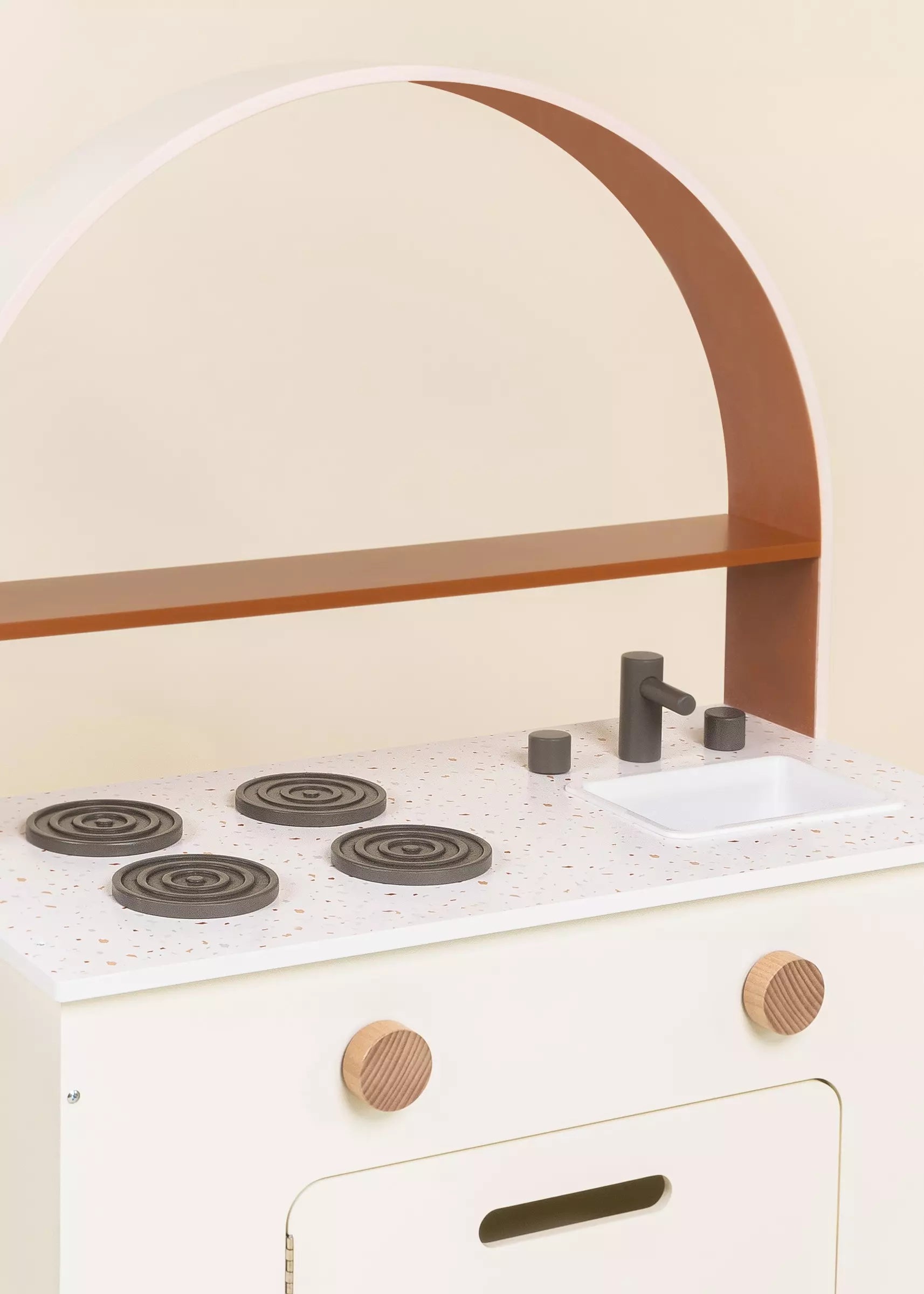 Image of Cuisinière de jeu en bois