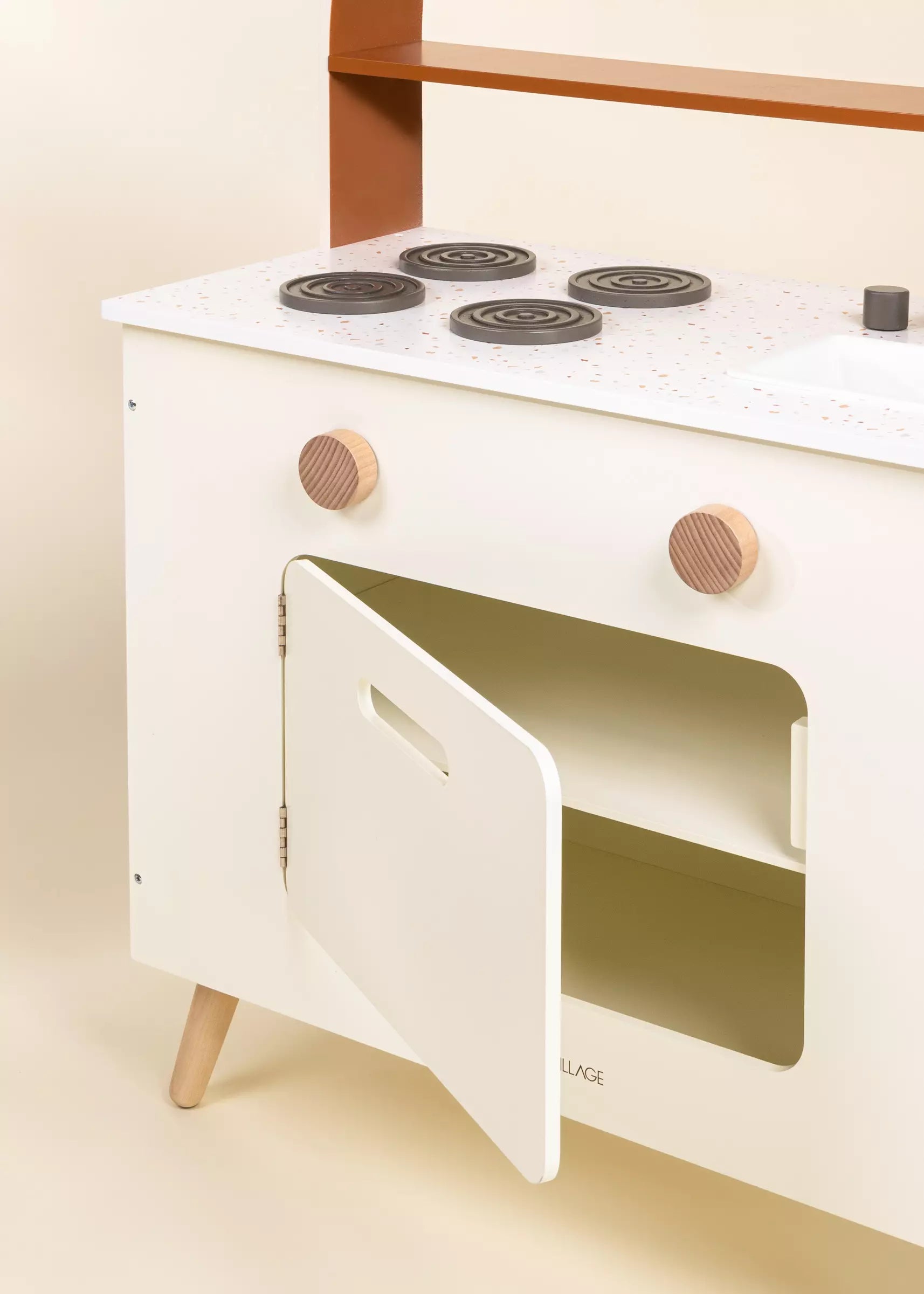 Image of Cuisinière de jeu en bois