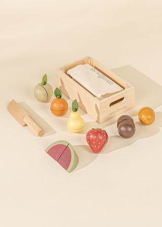 Wooden Fruits Play Set - Toy Food - Pretend Play