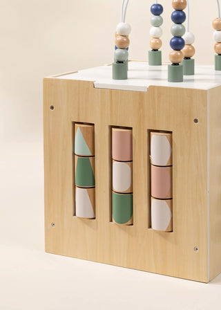 Cube d'activité en bois